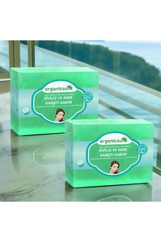 Organicsun Akne ve Sivilce Karşıtı Sabun 2 x 140 G