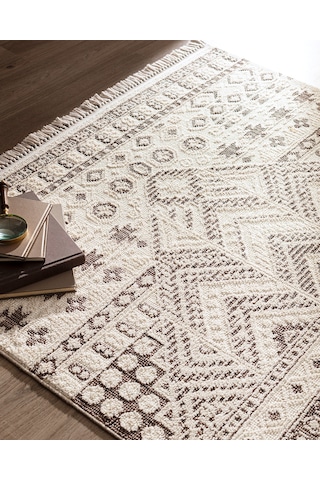 Madame Coco Luberon Halı - Krem - 160x230 Cm 8684427023471 Ekru 160 X 230 Krem