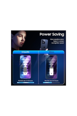 Apple iPhone Uyumlu 15 Pro Max Ekran Koruyucu Hayalet Cam Otomatik Kolay Kurulum Aparatlı Ekran Camı Fit-easy