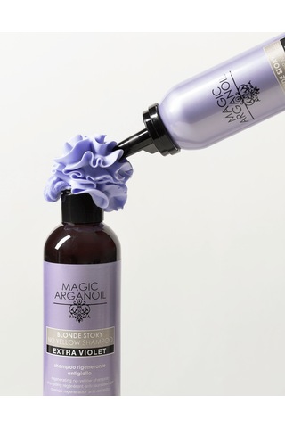 Nook Blonde Story Sarı Ve Gri Saçlar İçin Argan & Kuşburnu Özlü Mor Tonlayıcı Köpük 200ml