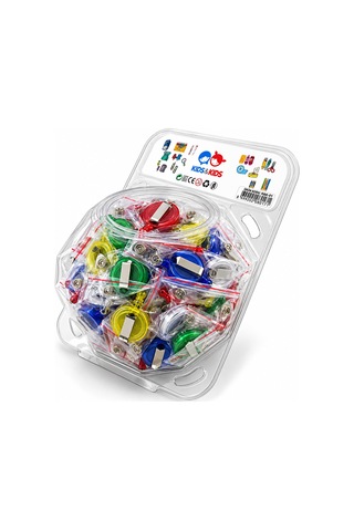 80 Adet Yoyo Kartlık Renkli Yaka Kart Tutucu 5728