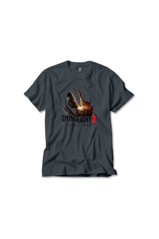 Dying Light Stay Human Lacivert Tişört