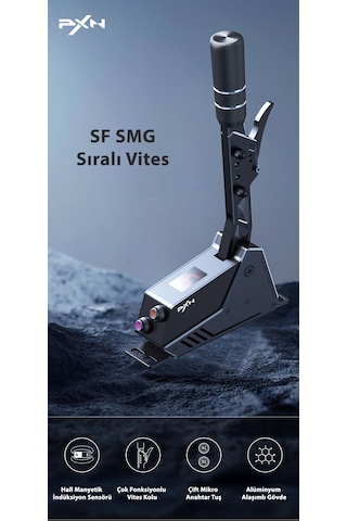 Pxn Sf Smg Sıralı Vites Sequential Shifter - Hall Manyetik Sensörlü Tam Metal Yarış Vitesi