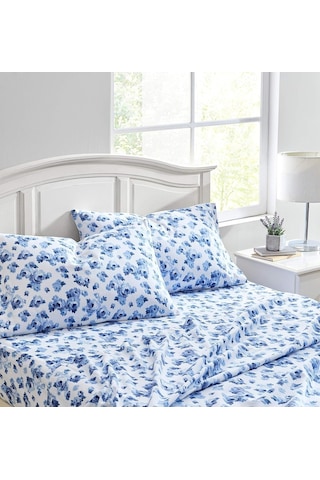Laura Ashley Emelisa Flanel Nevresim Takımı %100 Pamuk, Ultra Yumuşak, Full Boy Renkli 130 X 190 Cm