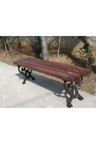 Motifli Döküm Oturma Bankı Arkalıksız 145cm-315