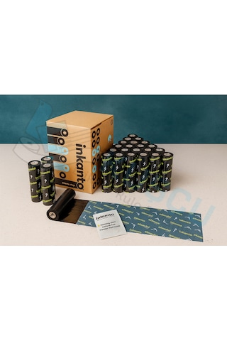 25 Adet Armor 110mmx74mt Wax Ribon Kuşe&vellum