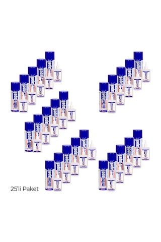 25 Adet 200 Ml +50 Ml Mitre Apel Mdf Kit Hızlı Yapıştırıcı Ml-200Ml Sprey - 50Gr Aktivatör