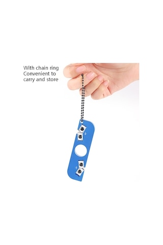 Pazly Kırmızı Açık Halka Çift Kafa Taşınabilir Kalemtıraş Keskinleştirici Aleti, 9x2.5x0.6 Cm, 40 Gr