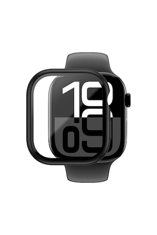 Watch 10 46mm Amazingthing Radix Minimal Fullguard Sert Pc Kasa Ve Ekran Koruyucu Siyah