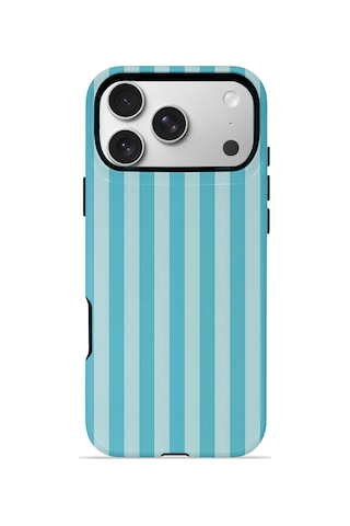 Apple iPhone Uyumlu 17 Pro Vorian Çift Katmanlı Magsafe Kılıf Turquoise Riviera