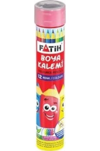 Fatih Tam Boy Tüplü Kuru Boya 12 Renk