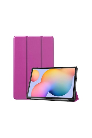 Zore Samsung Galaxy Tab S7 T870 Uyumlu Smart Cover Standlı 1-1 Kılıf-mor