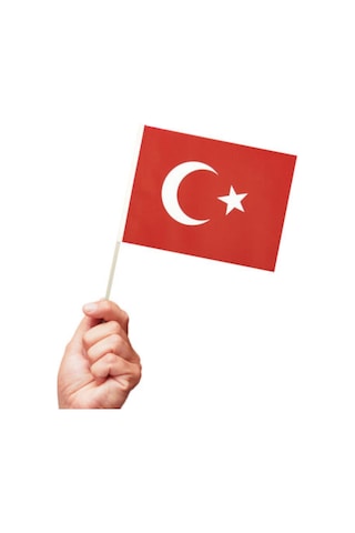 Büyük Boy Çıtalı Ay Yıldız Baskılı Bayrak 40 Adet Diğer
