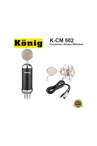 König K-Cm 502 Condenser Stüdyo Mikrofonu