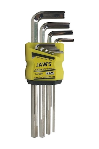 Jaws Alyan Anahtar Takımı Düz Uzun 9 Parça 180 Mm Jas 151