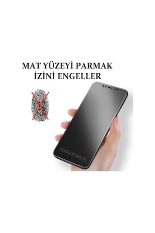 Apple Uyumlu iPhone 14 Pro Max Mat Seramik Cam Nano Esnek Kırılmaz Full Tam Kaplayan Ekran Koruyucu