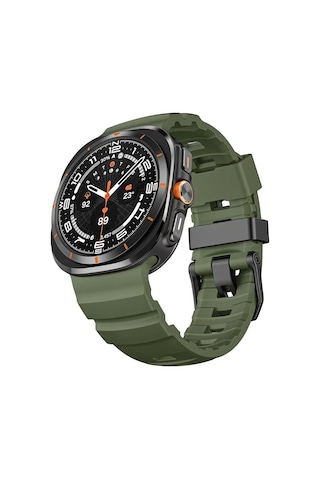 Samsung Galaxy Uyumlu Watch Ultra 47mm Kordon Oluklu Spor Outdoor Band 143