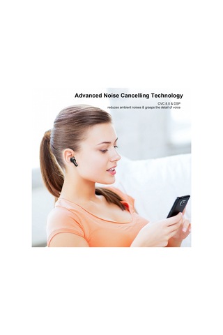 Leezsing R3 Modeli Beyaz Bluetooth 5.0 Kulaklıklar: Dokunmatik Kontrol, Led Sayım Gösterimi, Kablosuz İkili Kulaküstü Tasarım