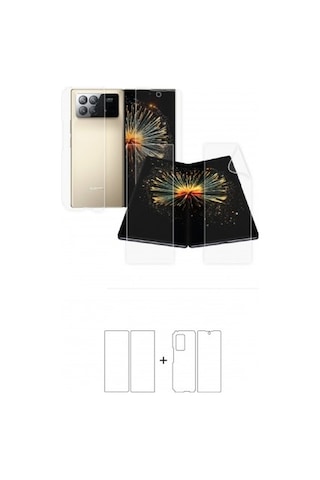 Xiaomi Mix Fold 3 Ön, Arka Ve Yan 360 Derece Tam Kaplama Poliüretan Film