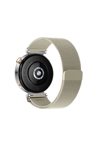 Huawei Watch Gt6 41mm Uyumlu Manyetik Milanese Loop Metal Kordon