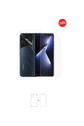 Tecno Pova Neo 3 Ön,arka Ve Yan 360 Derece Full Koruyucu Tpu Film