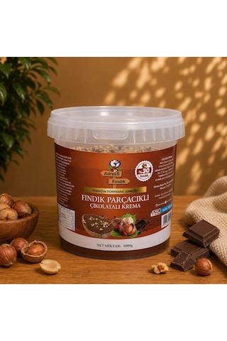 Adress Fındık Fındık Parçacıklı Çikolata Kreması 1 KG