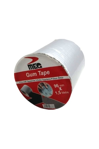 Gum Tape Su Sızdırmaz Tamir Bandı, 96 Mm X 1,5 M Lunaev