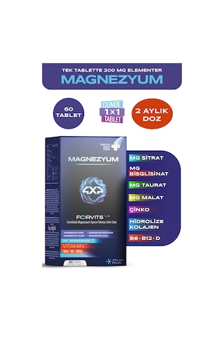 Magnezyum 60'lık Tablet