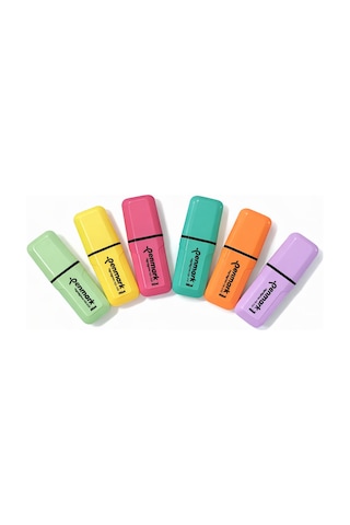Penmark Mini Fosforlu 6 Lı Kalem Çok Renkli