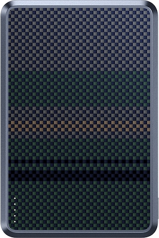 Benks Mp15 Armorgo M-safe Özellikli Aurora Serisi Aramid Fiber Powerbank 15w 5000mah Siyah-yeşil