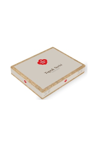 Cotton Box Ranforce Toprak Tek Kişilik Nevresim Takımı-Nedra Bej