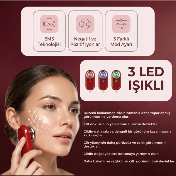 Robx A07 Yeni Nesil Rf Ems Cilt Sıkılaştırıcı Ve Kırışıklık Yüz Ve Vücut Aleti