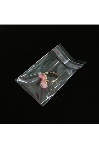 17x25+5 Cm. 17x30 1.000 Adet Şeffaf Bantlı Yapışkanlı Opp Poşet