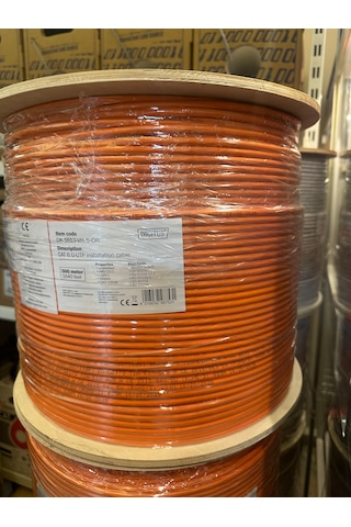 Dıgıtus Cat 6 Halogen Free U/utp Lszh Dk-1613 500 Metre23awg Turuncu