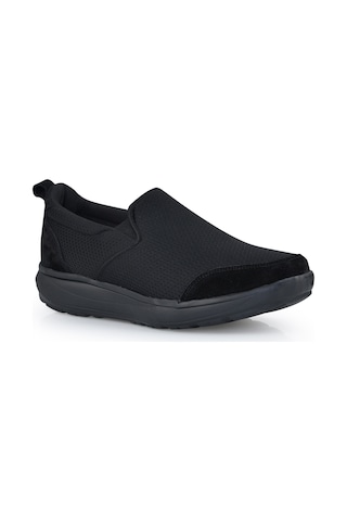 Dr.Comfort Rocker Bottom Ortopedik Deri Erkek Spor Ayakkabı Siyah