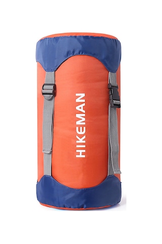 Açık Hava Uyku Tulumu Sıkıştırma Çantası Turuncu L Beden Turuncu