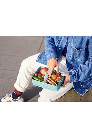Rosti Lunchbox Take A Break Large A, Plastik, Nordic Pembe, 25,5 X 17 X 6,5 Cm Bakır