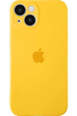 Apple Uyumlu iPhone 14 Kılıf Logolu Kamera Korumalı Altı Kapalı İçi Kadife Lansman Kapak - Kırmızı