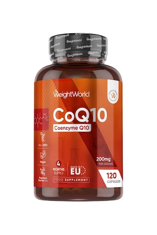 Coq10 Coenzyme Q10 200 Mg 120 Capsules 4 Aylık
