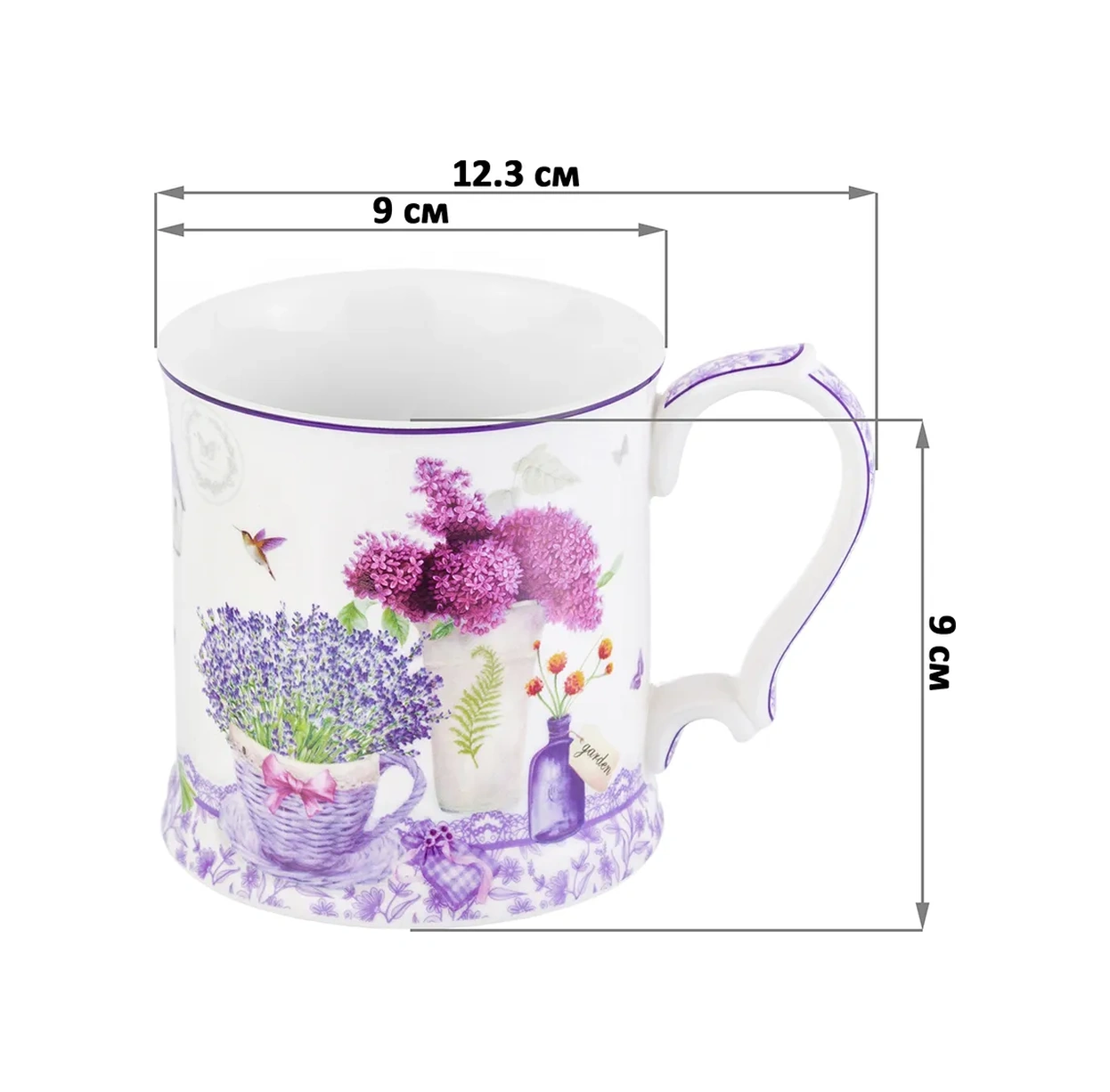 Elan Gallery Lavendale Fincanı 2 Adet, 380 Ml 17465841 Leylak