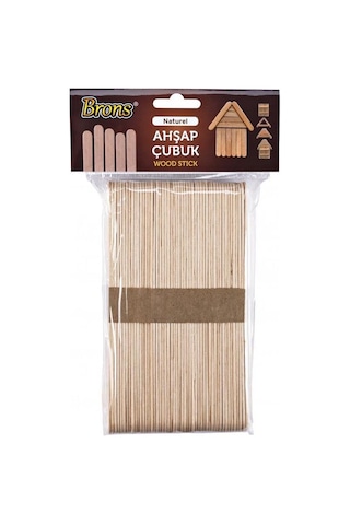 Brons Ahşap Çubuk Naturel Dar Br-900