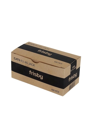 Frisby Fnw-rj4526n Cat5 100lü Rj45 Konnektör Yeni Nesil Delikli