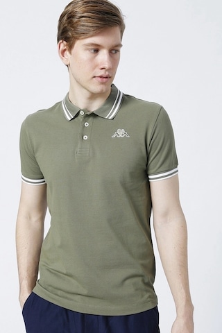 Kappa Erkek Polo T Shirt 351C7MW-V15 HAKİ Haki