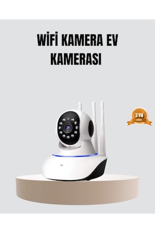 Hd Ip Kamera Gece Görüşlü, Hareket Sensörlü, Mobil Takip Ve Çift Yönlü Ses
