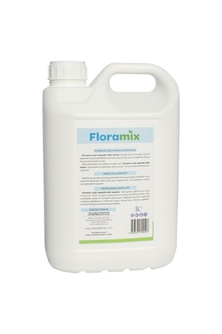 Floramix Yeşil Yapraklı Bitkiler İçin Solucan Gübreli Bitki Besini - Vitamini 5 L