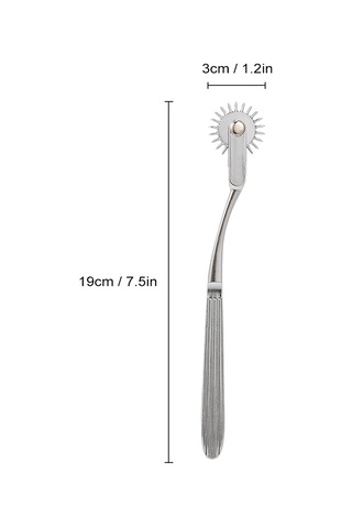 Youtek "nörolojik Test Çarkı - Paslanmaz Çelik Wartenberg Tekerleği İle Hassas Sinir Reaksiyonu Ölçümü"