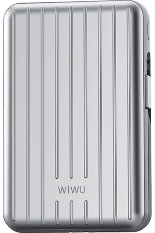 Wiwu PP03 Wireless Hızlı Şarj Özellikli Powerbank Gri