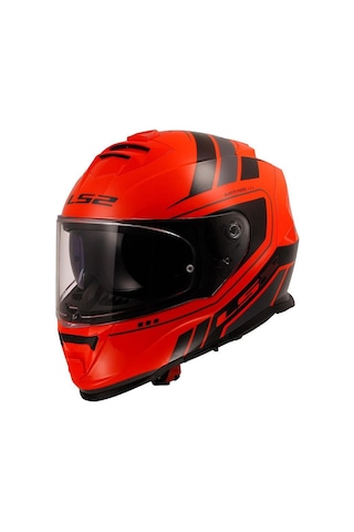 Ls2 Storm 2 Fist Full Face Motosiklet Kaskı 66906 Turuncu Siyah