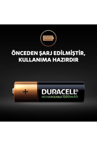 Duracell Şarj Edilebilir Aa 1300 Mah Piller 2 Li Paket