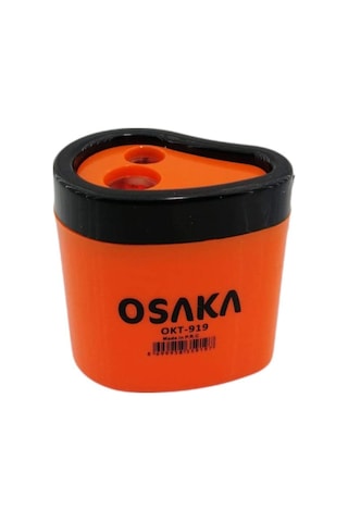 Osaka Turuncu Çift Hazneli Damla Şekilli Kalemtraş